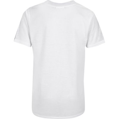 Boys white Minions print t-shirt